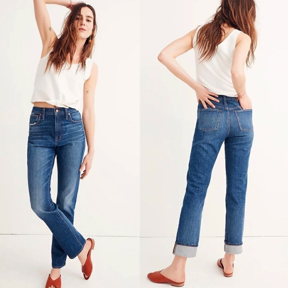 Madewell High Rise Slim Boyjean Jeans Size 27/4